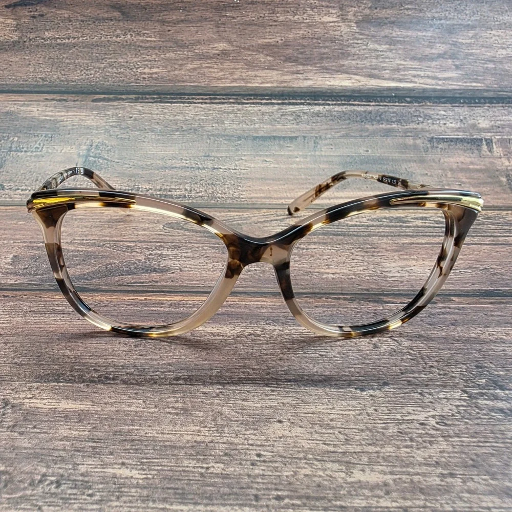 Ralph Lauren RA5203 1463/13 Brown Tortoise Gold Cat Eye Eyeglass Frame 54-16-135